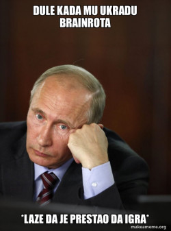 Contemplative Putin