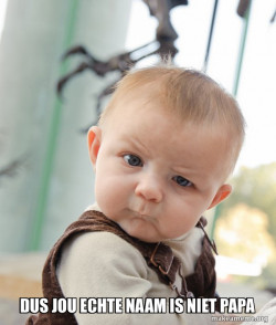 Skeptical Baby