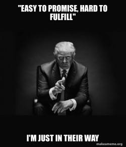 Trump Sitting In Chair - I Am In Their Way
