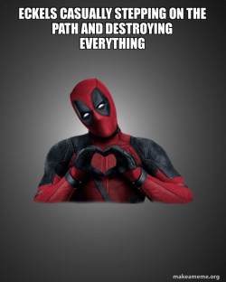 Deadpool Heart Hands