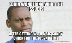 Confused Black Man