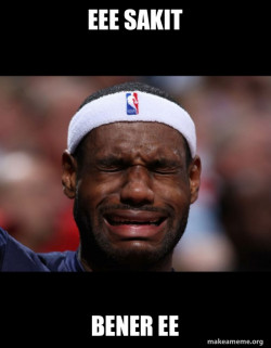 Lebron Crying
