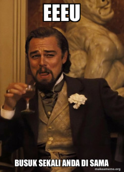 Leonardo DiCaprio Laughing Django