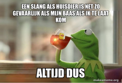 Kermit Drinking Tea