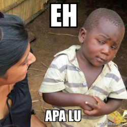 Skeptical Third World Kid