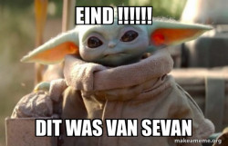 Baby Yoda looking at you