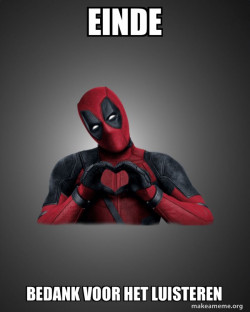 Deadpool Heart Hands