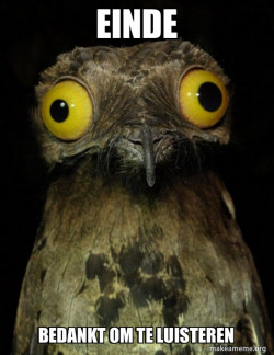 Weird Stuff I do Potoo