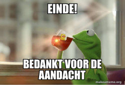 Kermit Drinking Tea