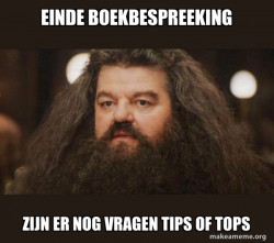 Hagrid - I should not have said that