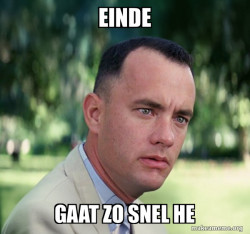 Forrest Gump just like that