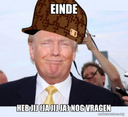 Scumbag Donald Trump