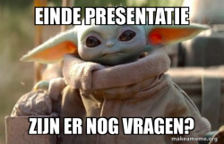 Baby Yoda looking at you
