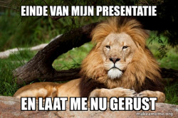 Contemplative Lion