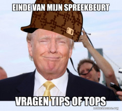 Scumbag Donald Trump