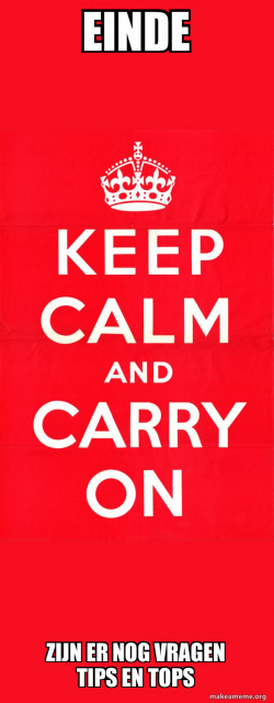 Keep Calm and Carry On