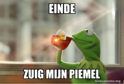 Kermit Drinking Tea