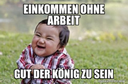 Evil, scheming toddler