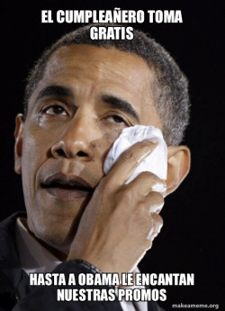 Crying Obama