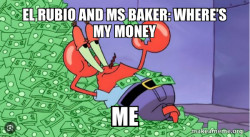 Mr Krabs Money
