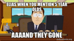 aaaand they gone