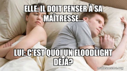 Couple thinking in bed