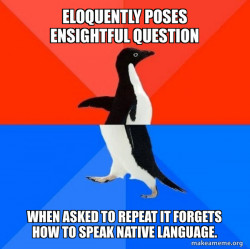 Socially Awesome Awkward Penguin