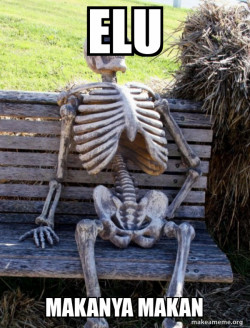 Waiting Skeleton