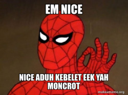 Spiderman - Care factor Zero aduh kebelet eek moncrot 