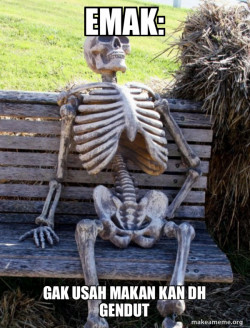 Waiting Skeleton