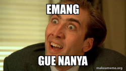 Sarcastic Nicholas Cage
