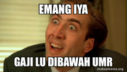 Sarcastic Nicholas Cage