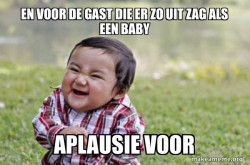 Evil, scheming toddler