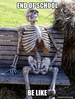 Waiting Skeleton