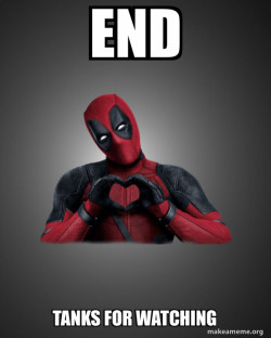 Deadpool Heart Hands