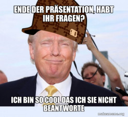 Scumbag Donald Trump