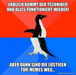 Socially Awesome Awkward Penguin