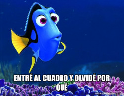Dory from Nemo  (5 second memory)