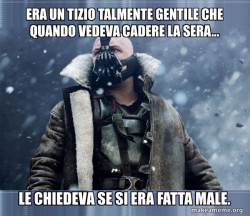 Bane (born into it, molded by it)