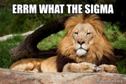 Contemplative Lion