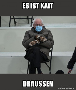 Bernie Sanders at the Inauguration
