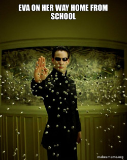 Neo Stopping Bullets