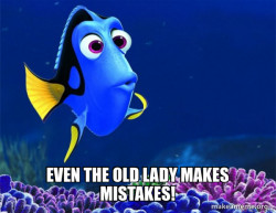 Dory from Nemo  (5 second memory)