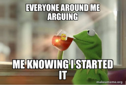 Kermit Drinking Tea