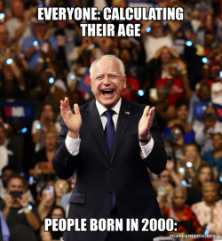 Happy Tim Walz