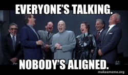 Dr Evil and Henchmen laughing - and then they said