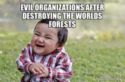 Evil, scheming toddler