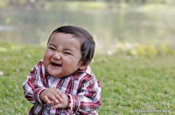 Evil, scheming toddler