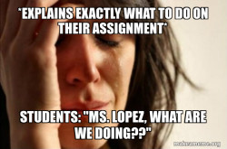 First World Problems