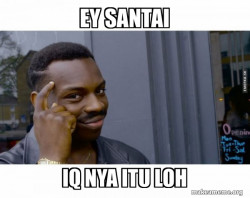 Roll Safe Black Guy Pointing at His Head 